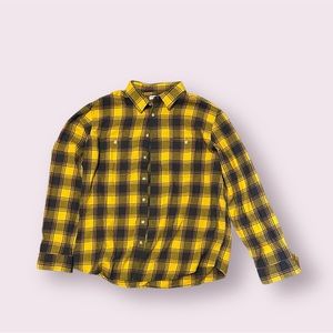2XL Yellow Check Flannel